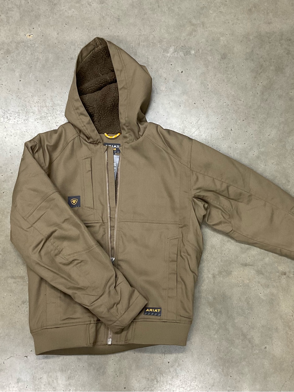 Ariat Tan Hooded Performance Jacket